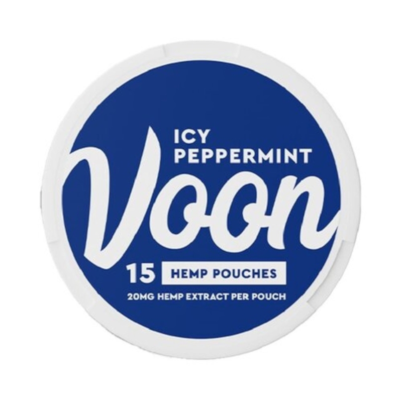 Voon Icy Peppermint 20mg CBD Pouches Slim