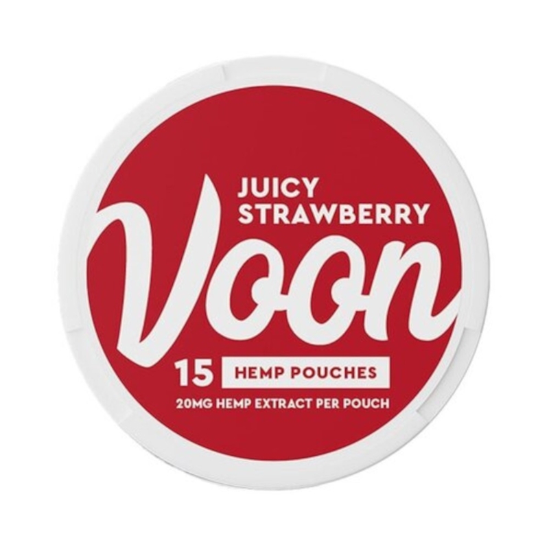 Voon Juicy Strawberry 20mg CBD Pouches Slim