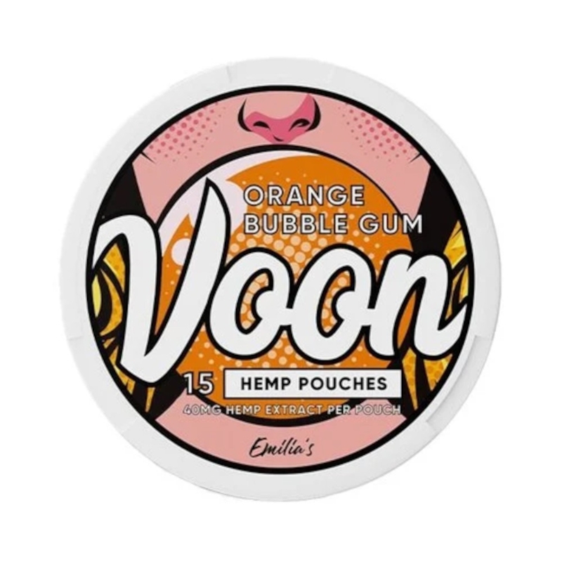Voon Orange Bubblegum 20mg CBD Pouches Slim